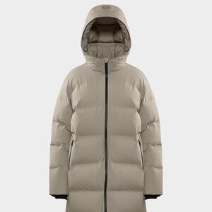 Aritzia Super Puff O2 Rainstop LONG  -  Modern Taupe